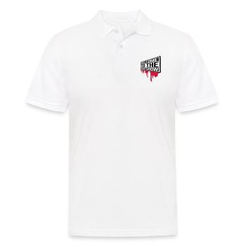 Blood Welcome Shitshow - Polo Homme - blanc - Devant - Kai (181cm)