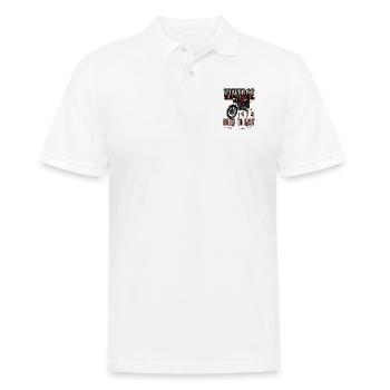 Vintage Motorcycle Bikers Motorbike Birthday 1974 - Men's Polo Shirt - white - Front - Kai (181cm)