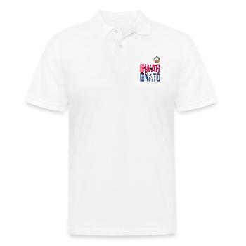 NON À LA GUERRE NON À L’OTAN | MARCHE MONDIALE POUR LA PAIX 2023 - Polo Homme - blanc - Devant - Kai (181cm)