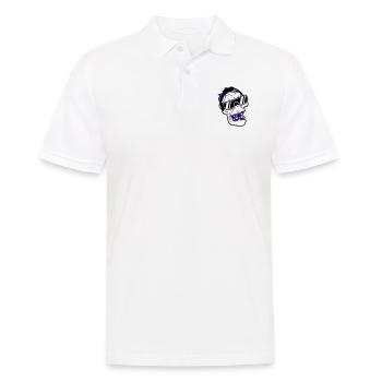 Cool DJ Zombie Mort-vivant Horreur Halloween Chef de fête - Polo Homme - blanc - Devant - Kai (181cm)