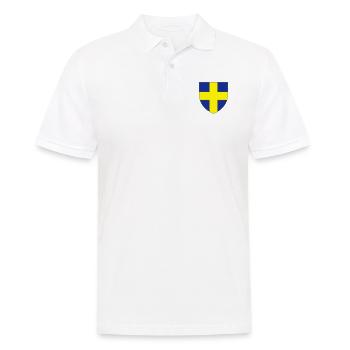 Blason villeToulon Var - Polo Homme - blanc - Devant - Kai (181cm)
