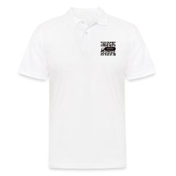 Lkw-Fahrer Lastkraftwagen Fahrer Diesel - Männer Poloshirt - Weiß - Vorne - Kai (181cm)