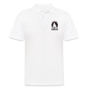 Kapitän Boot Frau Urlaub Segelboot Ehefrau Vater - Männer Poloshirt - Weiß - Vorne - Kai (181cm)