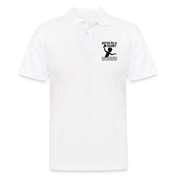 Wasserpolo Wasserball Sport Ballsport Vater Papa - Männer Poloshirt - Weiß - Vorne - Kai (181cm)