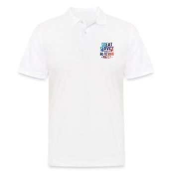 Tennisplatz Spruch Für Tennis - Männer Poloshirt - Weiß - Vorne - Kai (181cm)