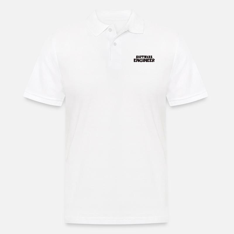 Softwareentwickler Programmierer Geschenk - Männer Poloshirt - Weiß