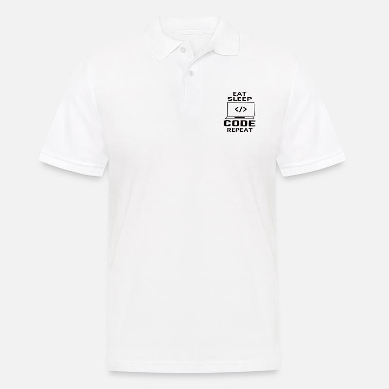 Softwareentwickler Programmierer Geschenk - Männer Poloshirt - Weiß