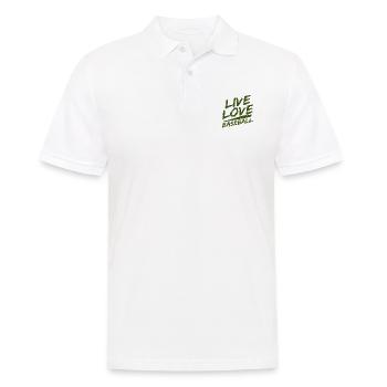 Baseball - Männer Poloshirt - Weiß - Vorne - Kai (181cm)