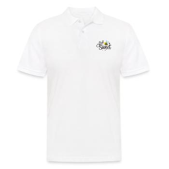 Biene - Männer Poloshirt - Weiß - Vorne - Kai (181cm)