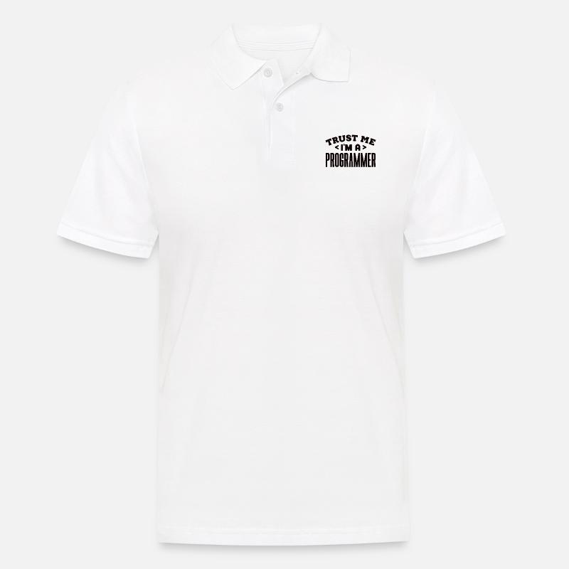 Software Developer Programmer Gift - Men's Polo Shirt - white