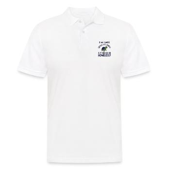 Schildkröten - Männer Poloshirt - Weiß - Vorne - Kai (181cm)