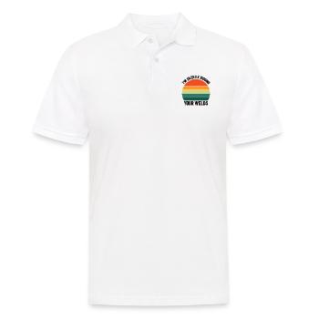Welder Profession Heat Steel Gas TIG MAG Welding - Men's Polo Shirt - white - Front - Kai (181cm)