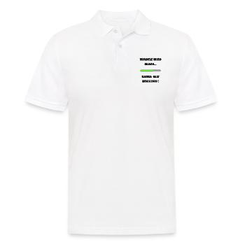 Windele wird geladen Schwäbisch Eltern Papa - Männer Poloshirt - Weiß - Vorne - Kai (181cm)