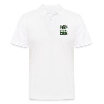Software Ingenieur Informatiker Programmierer - Männer Poloshirt - Weiß - Vorne - Kai (181cm)