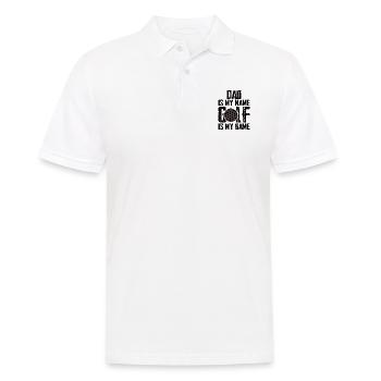 Golf Vater Golfer Bester Vater Golfplatz Papa - Männer Poloshirt - Weiß - Vorne - Kai (181cm)