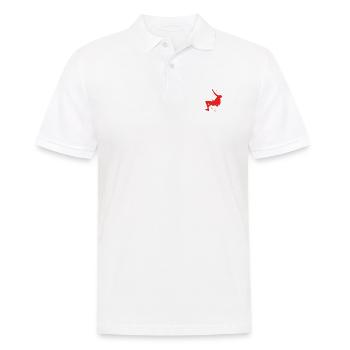 Klettern Bouldern - Männer Poloshirt - Weiß - Vorne - Kai (181cm)
