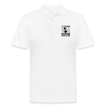 Golfspieler Golfer Golfschläger Golfen Golf Mutter - Männer Poloshirt - Weiß - Vorne - Kai (181cm)