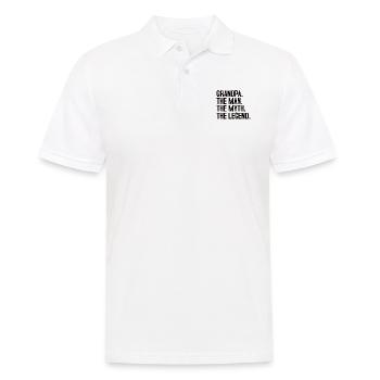 Opa Enkel Beste Freunde Großvater Enkelin Geschenk - Männer Poloshirt - Weiß - Vorne - Kai (181cm)
