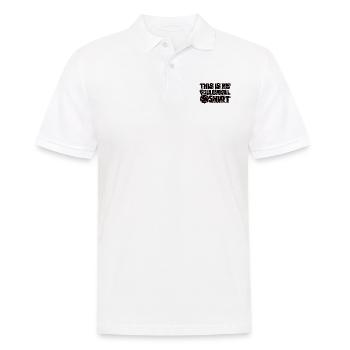 Volleyball volley servir joueur de volley-ball - Polo Homme - blanc - Devant - Kai (181cm)