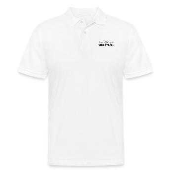Volleyball volley servir joueur de volley-ball - Polo Homme - blanc - Devant - Kai (181cm)