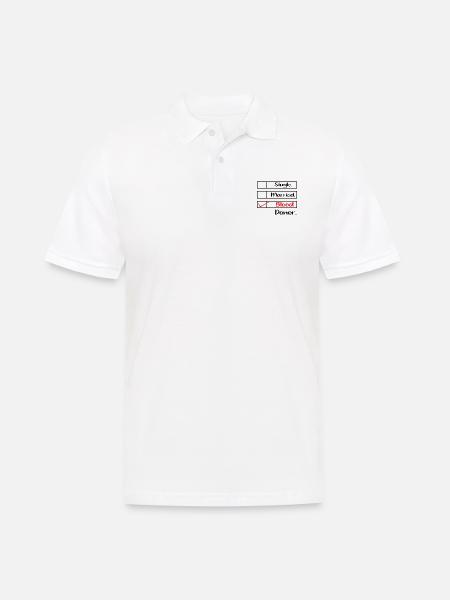Blutspende Blutspenden Blutspender - Männer Poloshirt - Weiß