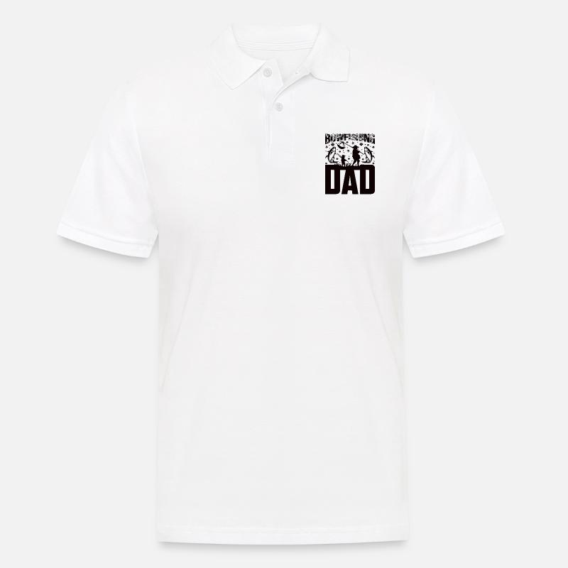 Bogenfischer Bogenfischen Bogenangeln Vater Papa - Männer Poloshirt - Weiß
