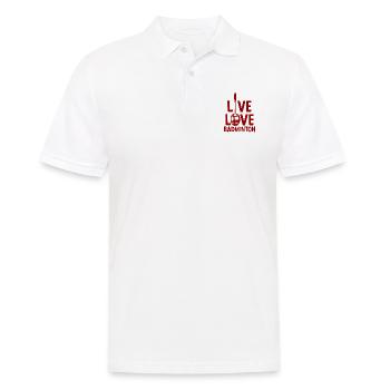 Badminton - Männer Poloshirt - Weiß - Vorne - Kai (181cm)