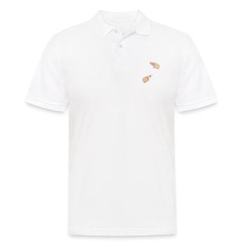 Klettern Bouldern - Männer Poloshirt - Weiß - Vorne - Kai (181cm)