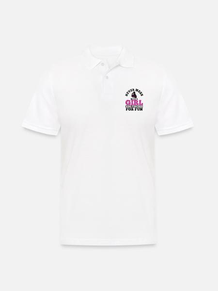 Thaiboxen Muay Thai - Männer Poloshirt - Weiß