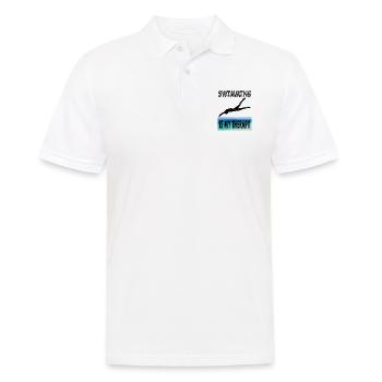 Swim Float Saying Idée cadeau de plongée - Polo Homme - blanc - Devant - Kai (181cm)