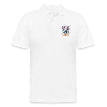 Breakdancing Tanzen für Tänzer - Männer Poloshirt - Weiß - Vorne - Kai (181cm)