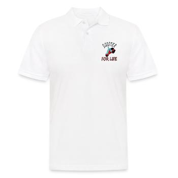 Scooter Rider Scooter Riding Two-Wheeler Gift Idea - Men's Polo Shirt - white - Front - Kai (181cm)