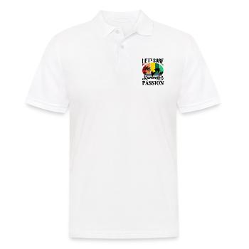 Surfer Sports nautiques Surf Planche de surf Idée cadeau - Polo Homme - blanc - Devant - Kai (181cm)