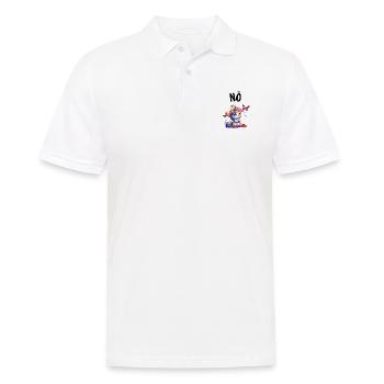 Licorne disant non Garçon et fille Créature mythique - Polo Homme - blanc - Devant - Kai (181cm)