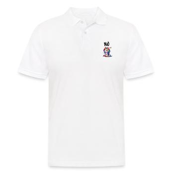 Licorne disant non Garçon et fille Créature mythique - Polo Homme - blanc - Devant - Kai (181cm)
