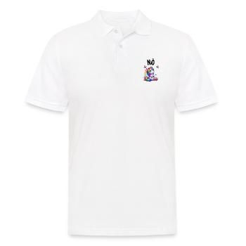La licorne dit non aux créatures mythiques des garçons et des filles - Polo Homme - blanc - Devant - Kai (181cm)