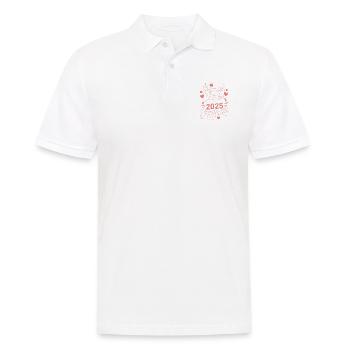 Stolze Schwester Eines Absolventen 2025 - Männer Poloshirt - Weiß - Vorne - Kai (181cm)