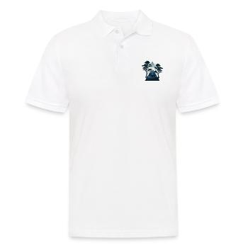 Outdoor Wald Bäume Natur Tiere Wälder Landschaft - Männer Poloshirt - Weiß - Vorne - Kai (181cm)