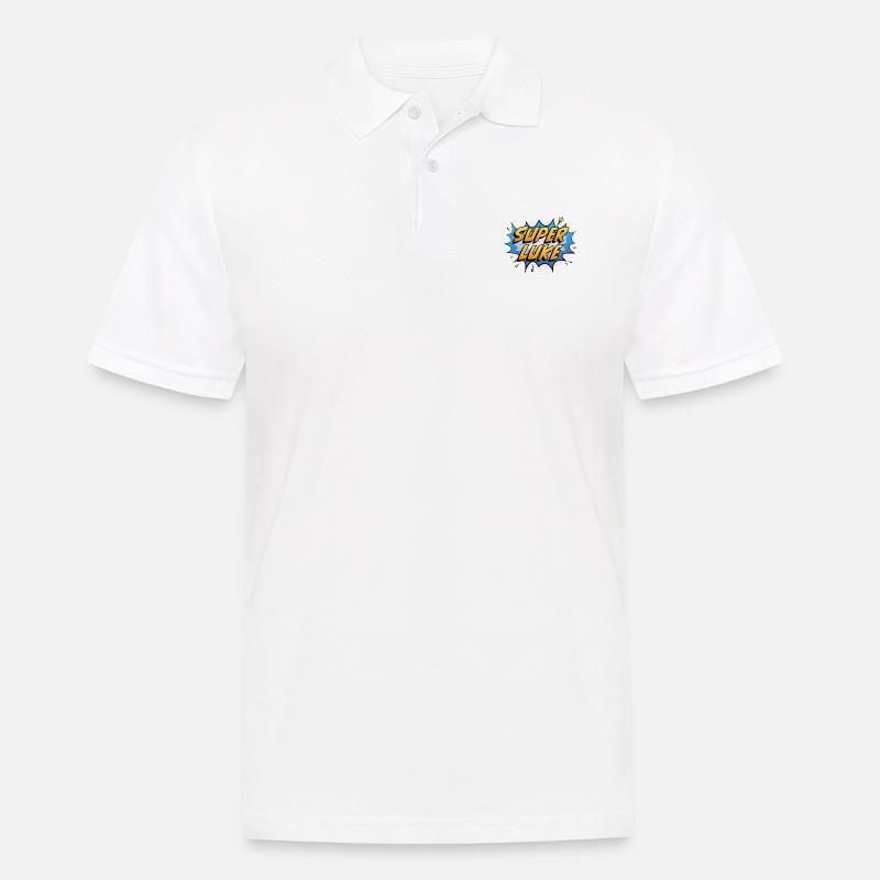 Super Lukas - Männer Poloshirt - Weiß