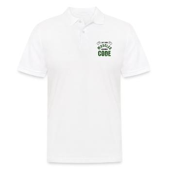 Software Ingenieur Informatiker Programmierer - Männer Poloshirt - Weiß - Vorne - Kai (181cm)