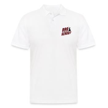 Japanischer Schwertkampf Kendo - Männer Poloshirt - Weiß - Vorne - Kai (181cm)