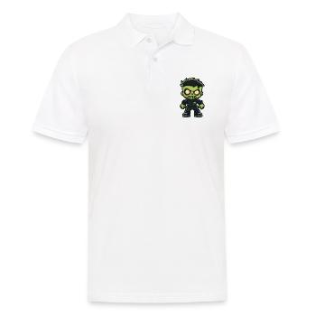 Zombie Halloween Comic Baby - Männer Poloshirt - Weiß - Vorne - Kai (181cm)