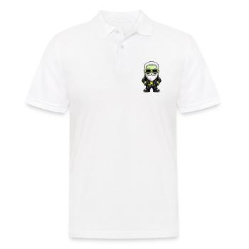 Santa Claus Cool Santa Rocker - Men's Polo Shirt - white - Front - Kai (181cm)
