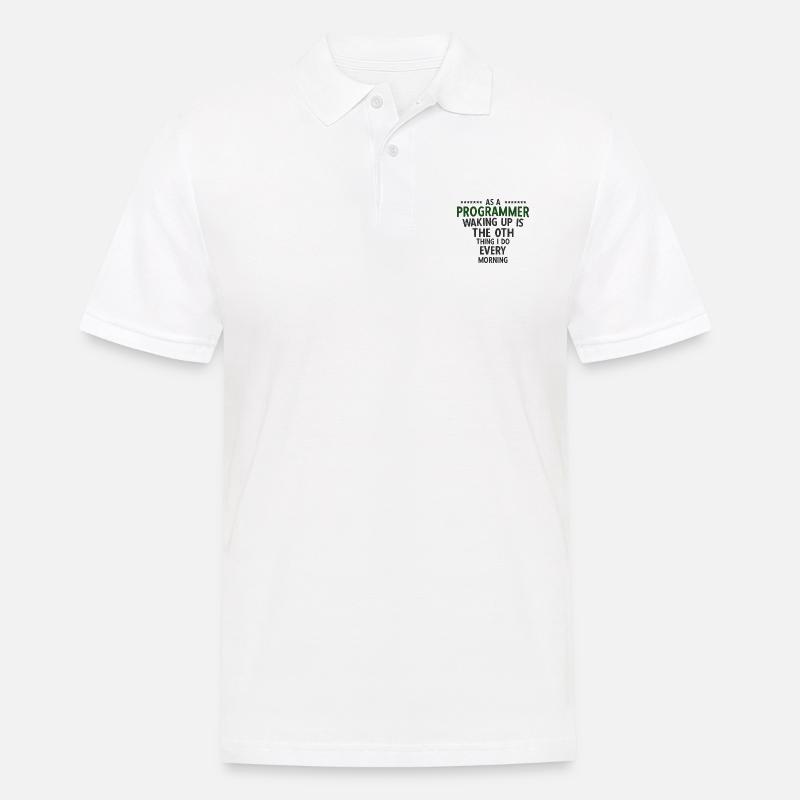 Software Ingenieur Informatiker Programmierer - Männer Poloshirt - Weiß