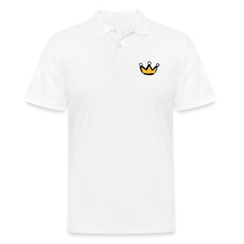 Couronne symboles motifs - Polo Homme - blanc - Devant - Kai (181cm)