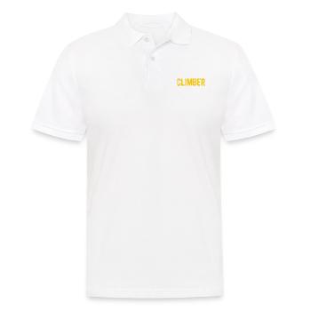 Klettern Bouldern - Männer Poloshirt - Weiß - Vorne - Kai (181cm)