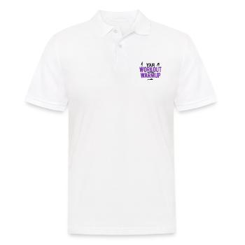 Laufen Schwimmen Radfahren Triathlon - Männer Poloshirt - Weiß - Vorne - Kai (181cm)