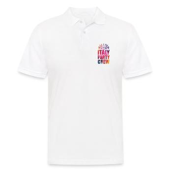 Dicton de l’équipe de fête en Italie - Polo Homme - blanc - Devant - Kai (181cm)