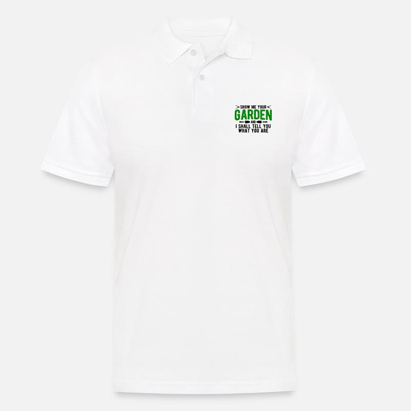 Landschaftsgärtner Hobbygärtner Gärtner - Männer Poloshirt - Weiß