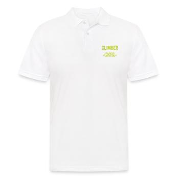 Klettern Bouldern - Männer Poloshirt - Weiß - Vorne - Kai (181cm)